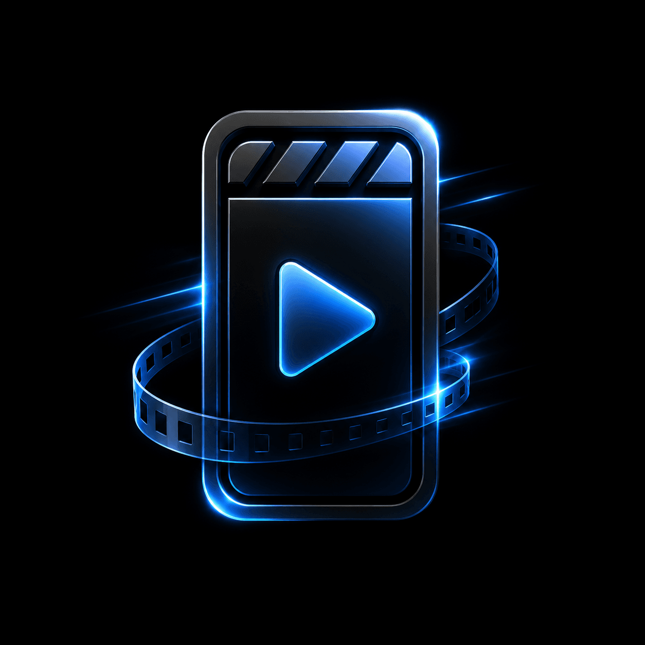 Author reels cinema symbol