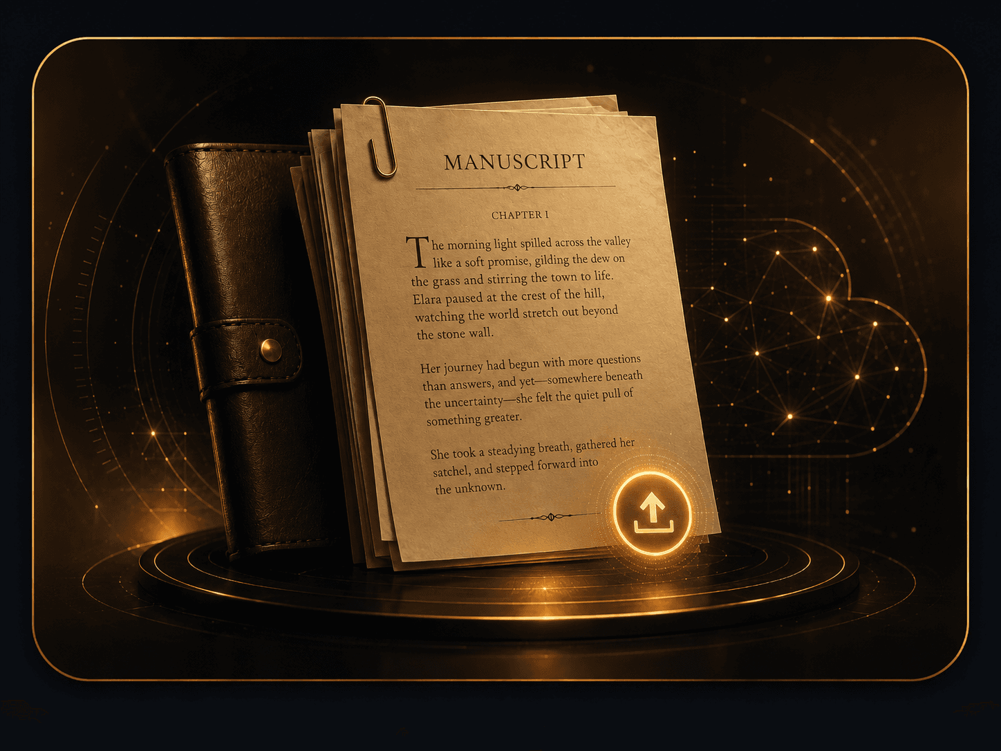 Manuscript upload workflow visual